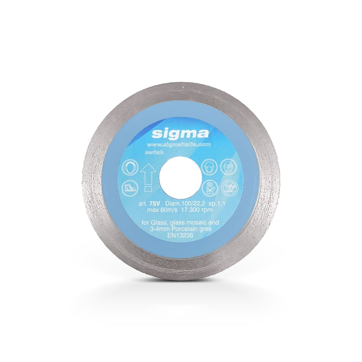 ΔΙΑΜΑΝΤΟΔΙΣΚΟΣ ΞΗΡΗΣ ΚΟΠΗΣ ΓΥΑΛΙΝΩΝ SIGMA [Ø100mm]