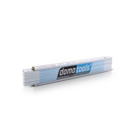 SOLA HB 2/10W, ΞΥΛΙΝΟ ΜΕΤΡΟ ΛΕΥΚΟ 2M 53060601 ΜΕ ΤΥΠΩΜΑ DOMOTOOLS
