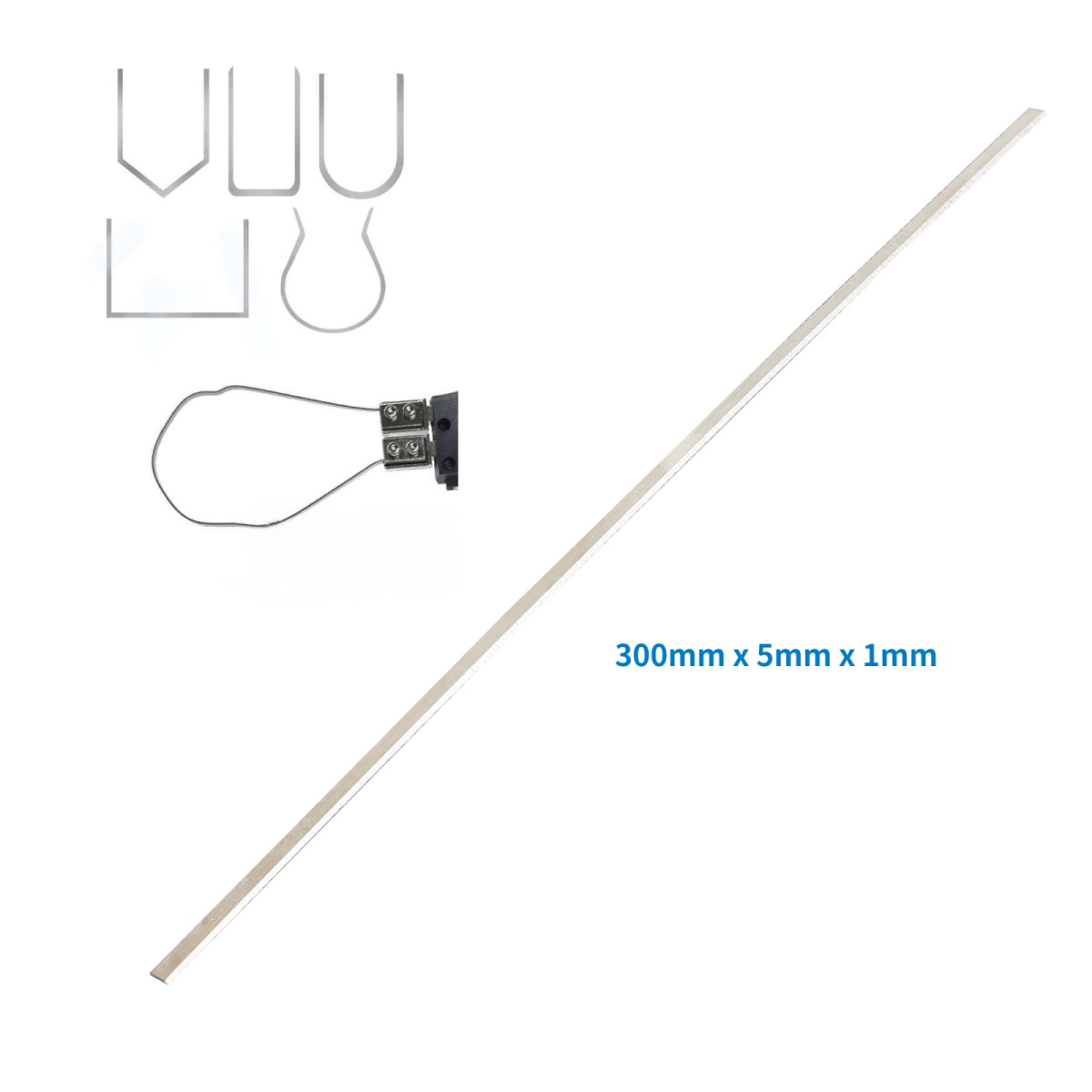 ΜΕΤΑΛΛΙΚΗ ΤΑΙΝΙΑ 300*5*1MM ΓΙΑ ΚΟΦΤΗ ΧΕΙΡΟΣ MINOVA